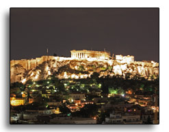 the Parthenon at the Acropolis