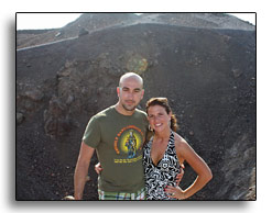 Volcano in Santorini